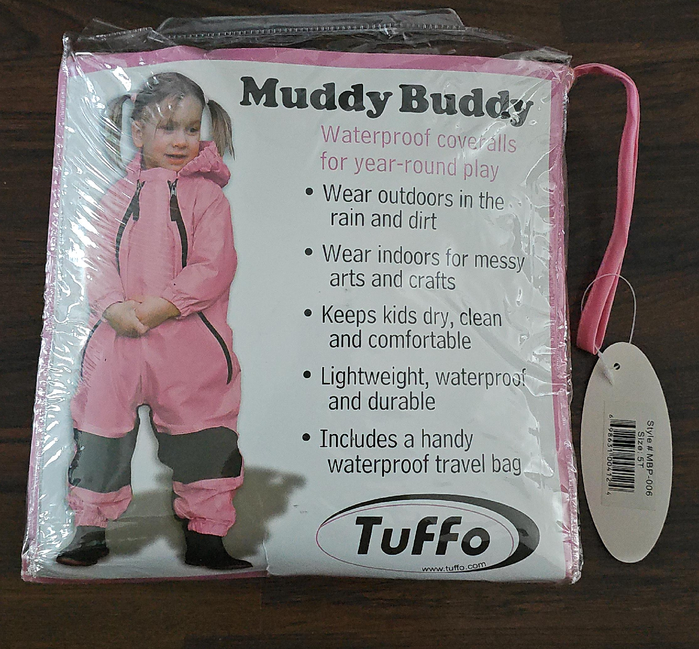 Tuffo Muddy Buddy Waterproof Coverall - Size 5T