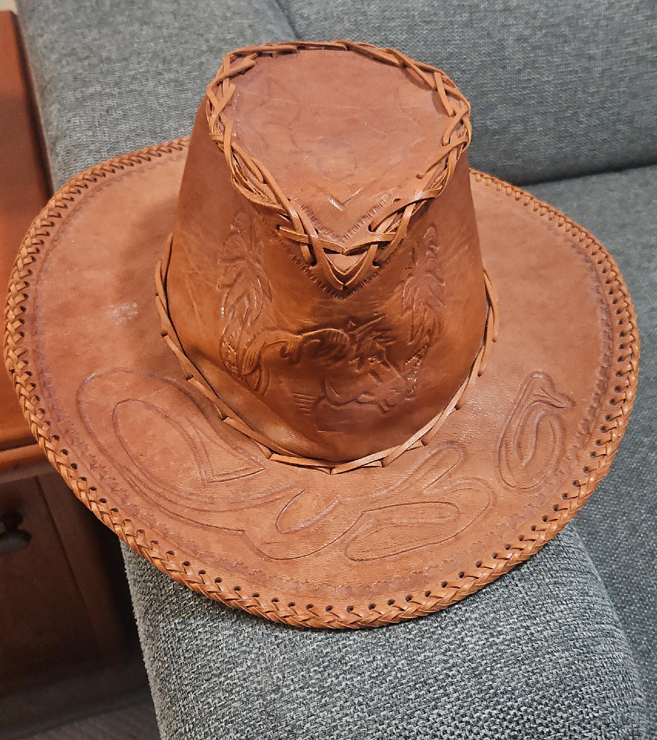 Leather Cowboy Hat thumbnail