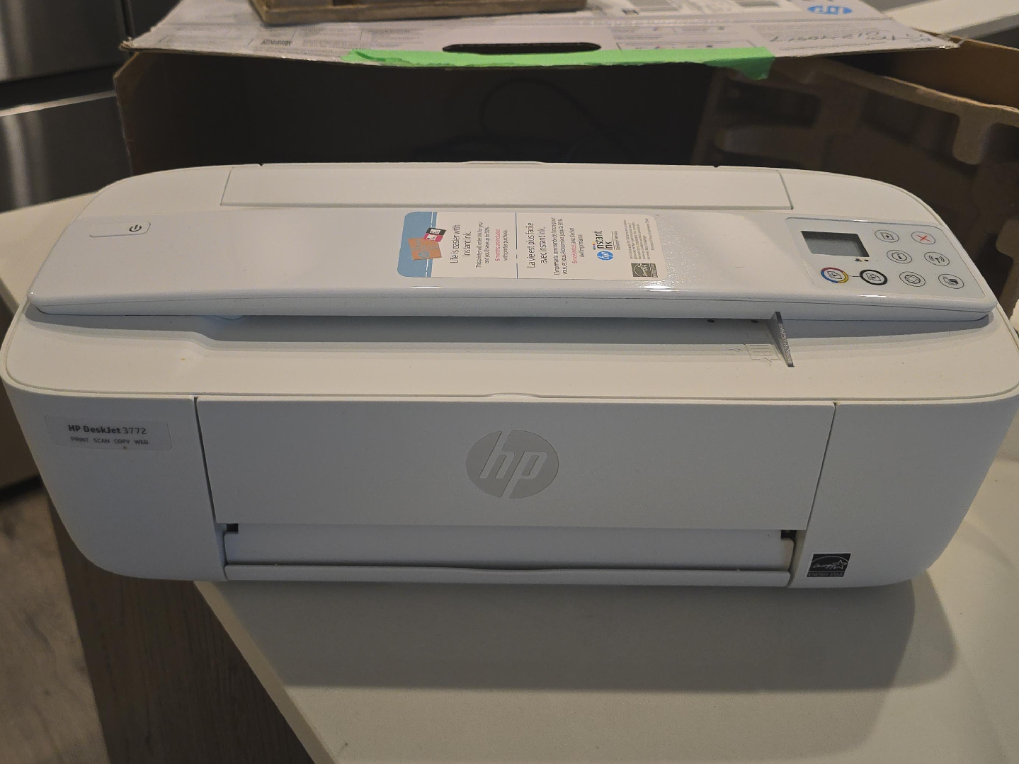 HP Deskjet 2722 All-in-One Printer - White thumbnail