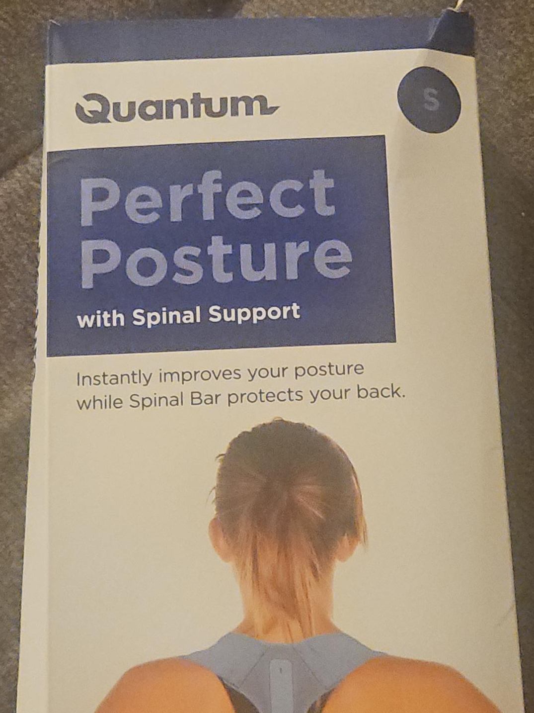 Quantum Perfect Posture with Spinal Support - Size S thumbnail