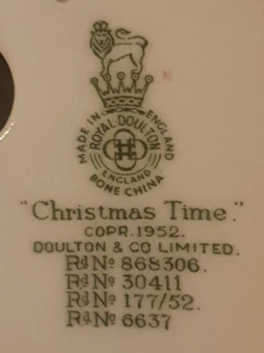 1952 Royal Doulton Christmas Time Figurine image indicator(1)
