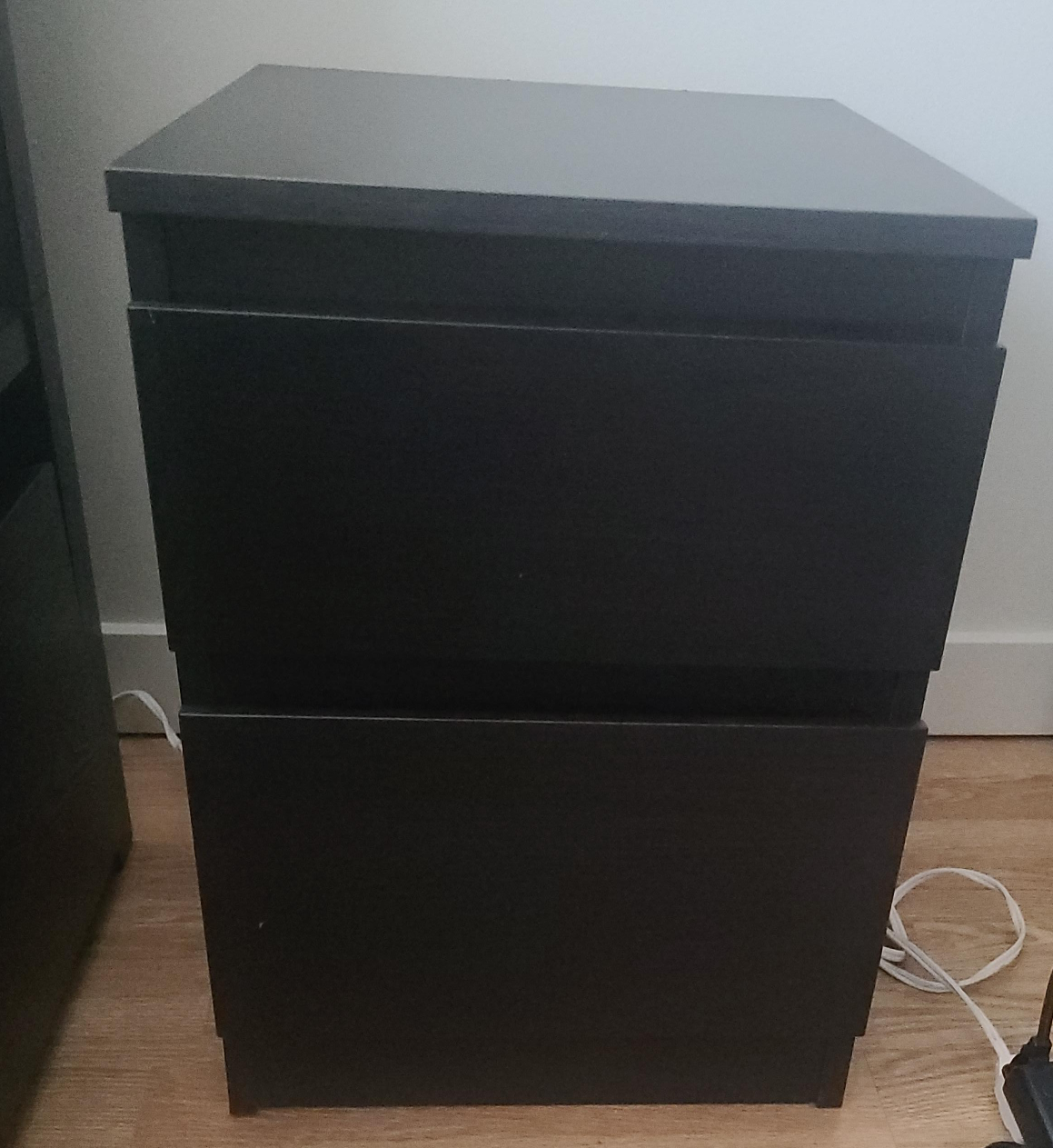 IKEA Malm Black-Brown 2-Drawer Chest image indicator(1)