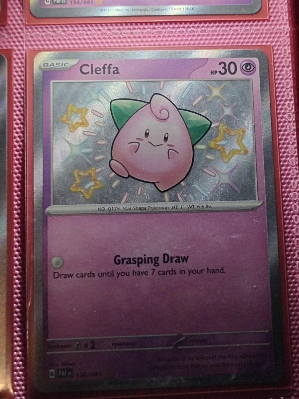 Shiny Cleffa Pokemon card