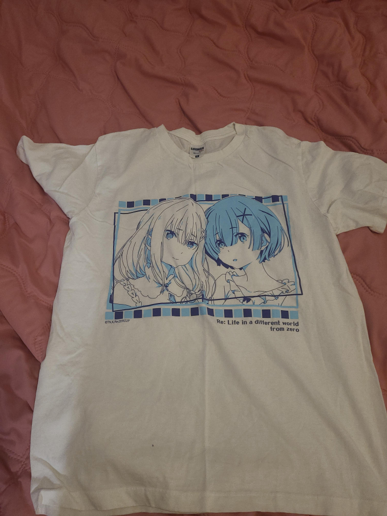 LifeWear Re:Zero Anime Graphic T-Shirt - Size M thumbnail