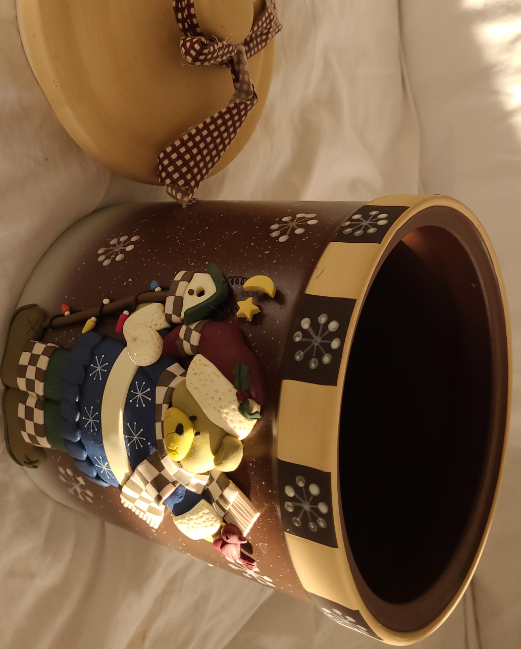 Ceramic Christmas Cookie Jar thumbnail