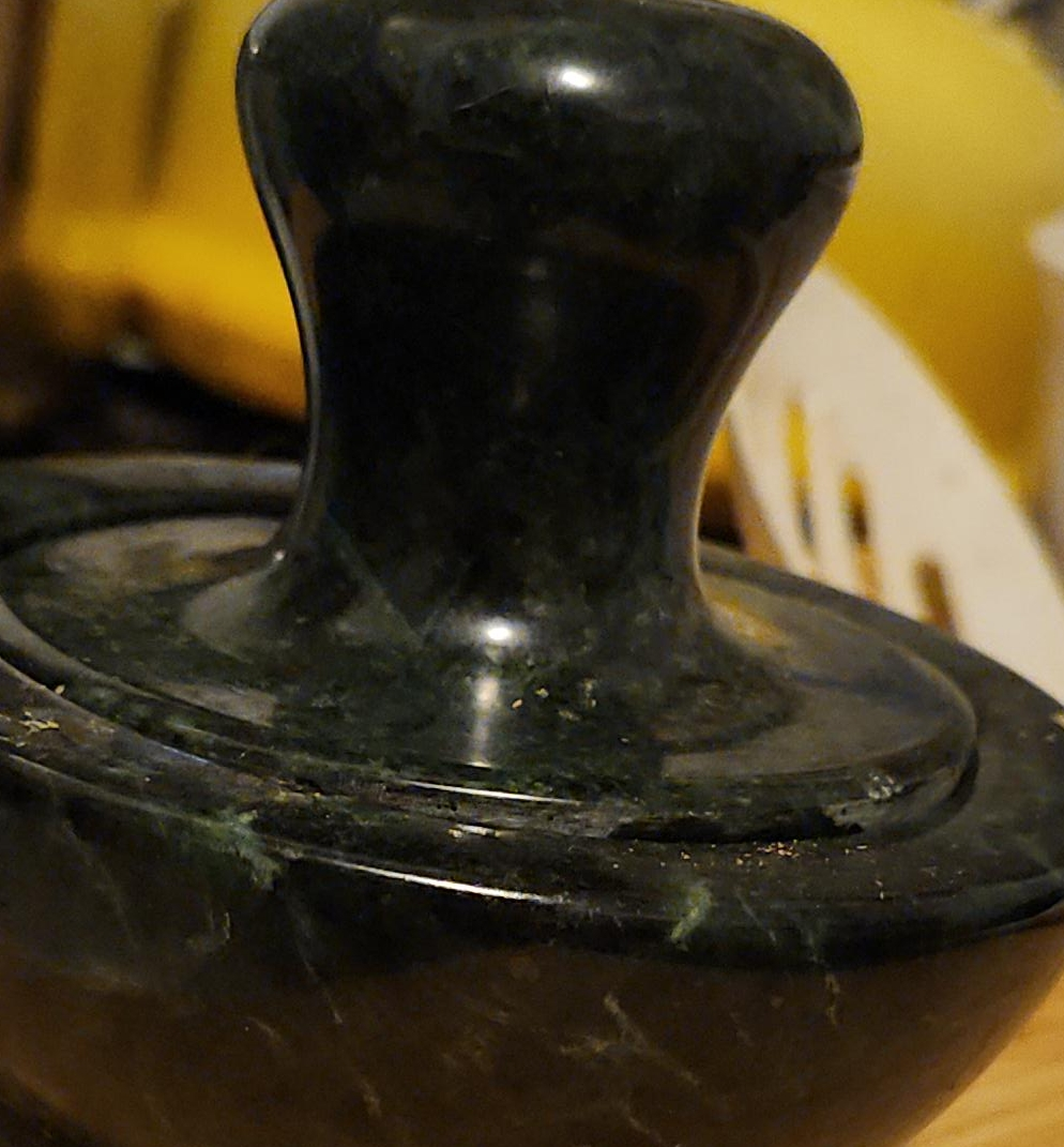 Mortar and Pestle Set, Dark Green thumbnail