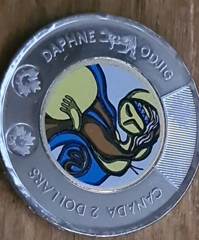 Daphne Odjig Canada 2 Dollar Coin thumbnail