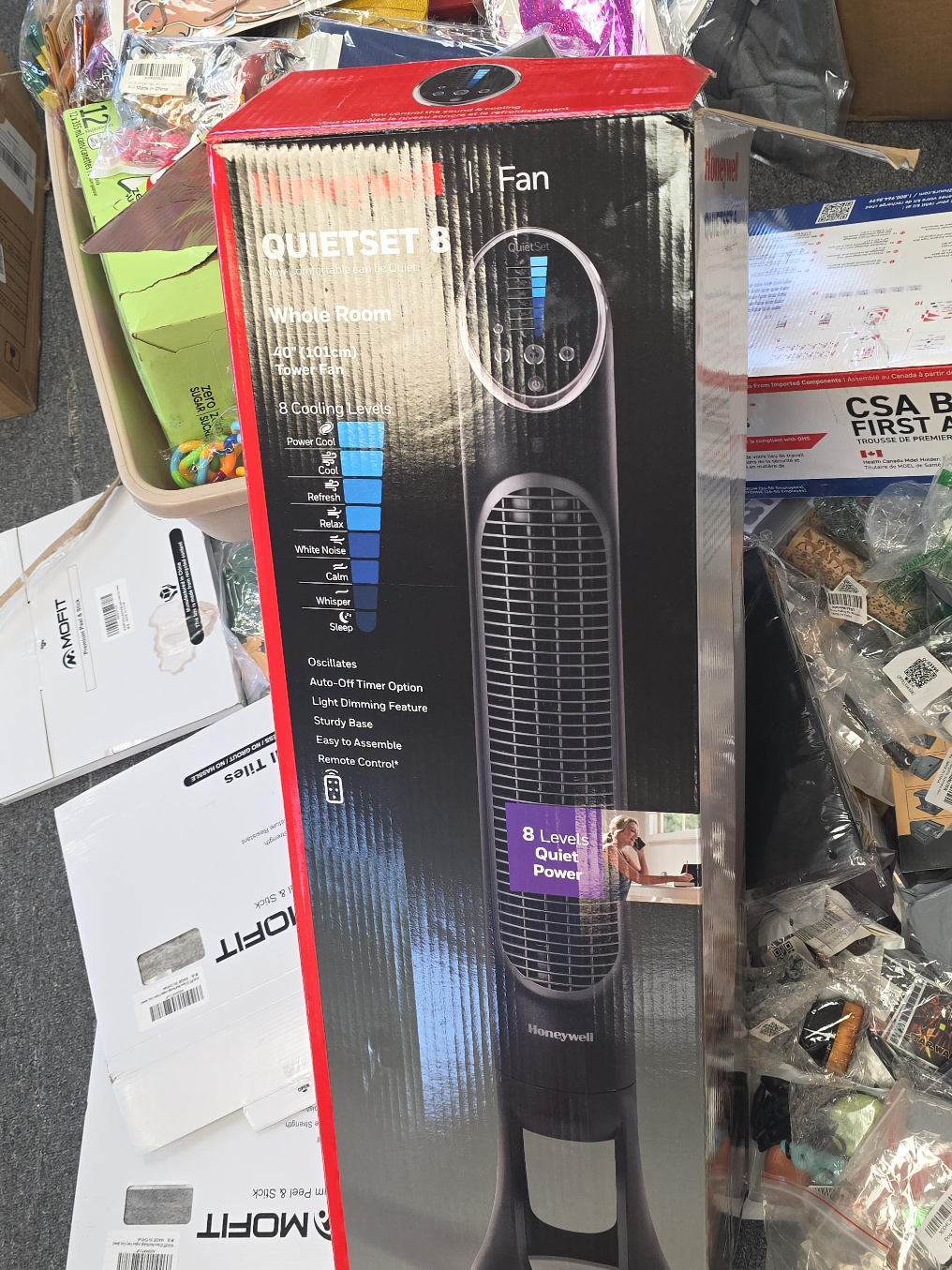 Honeywell QuietSet 8 Tower Fan - 40 inch thumbnail