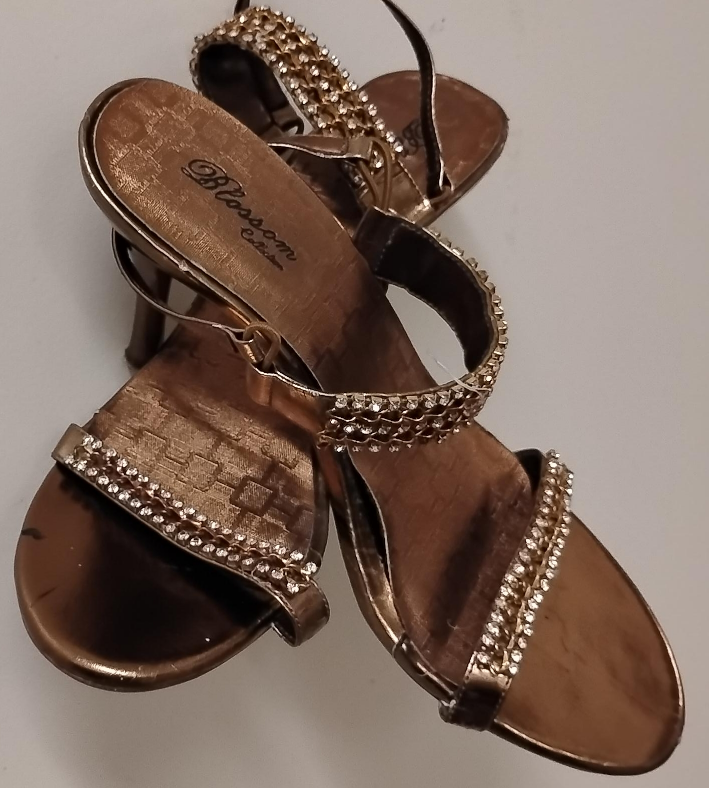 Blossom Collection Bronze Heels thumbnail
