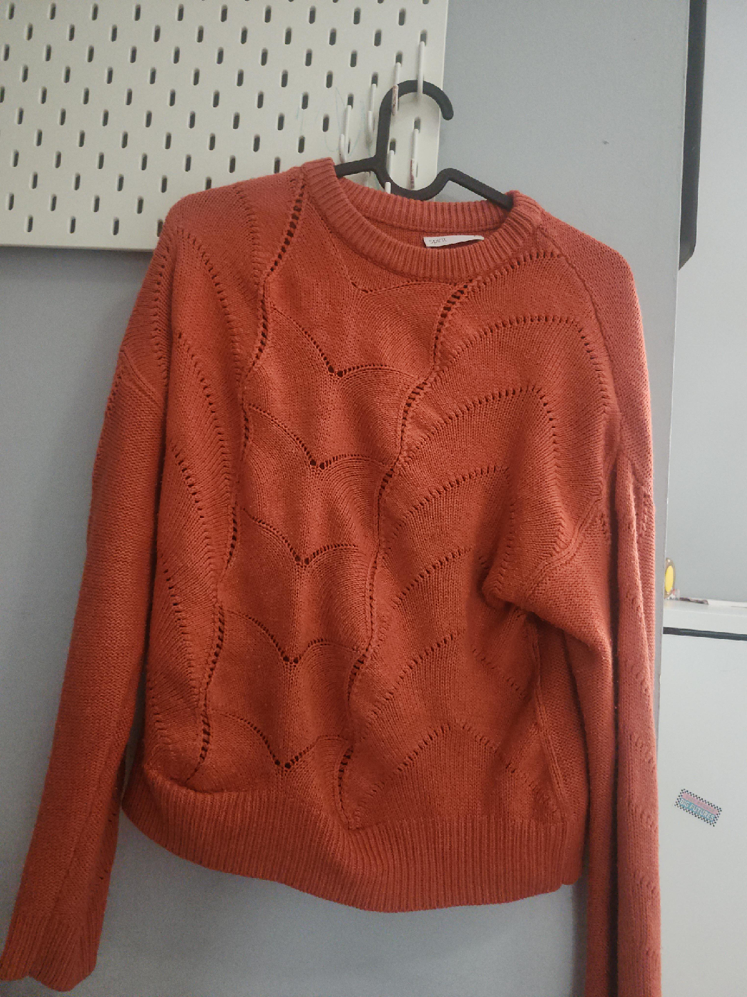Next Orange Knit Sweater - Size M thumbnail
