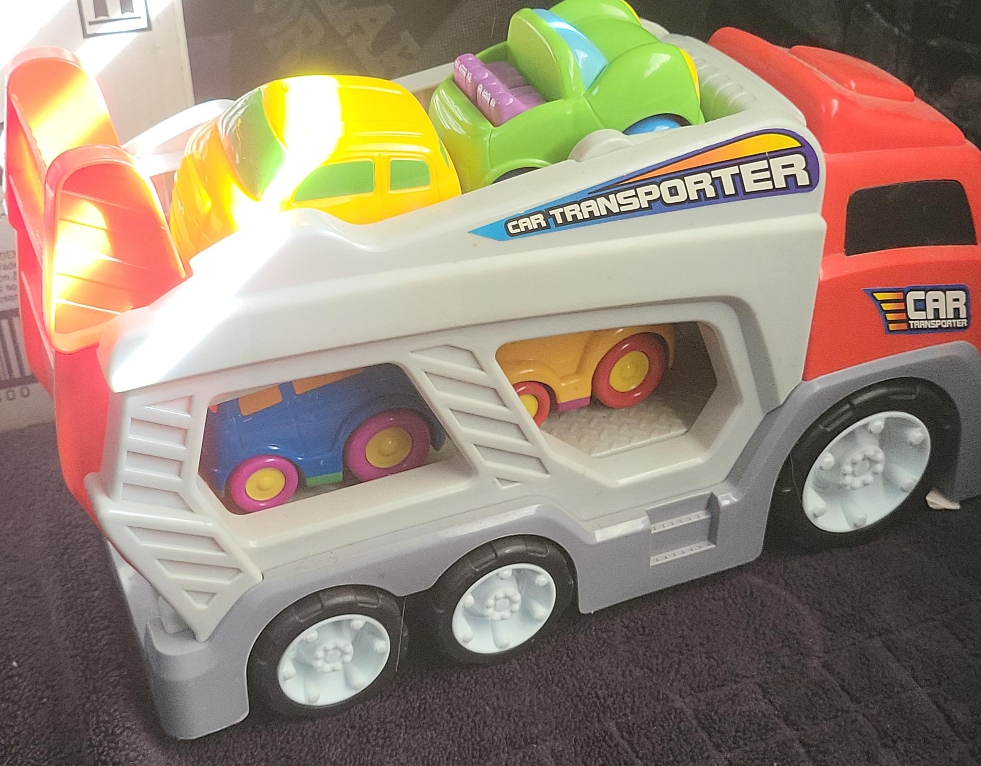 Car Transporter Toy Truck with Mini Cars thumbnail