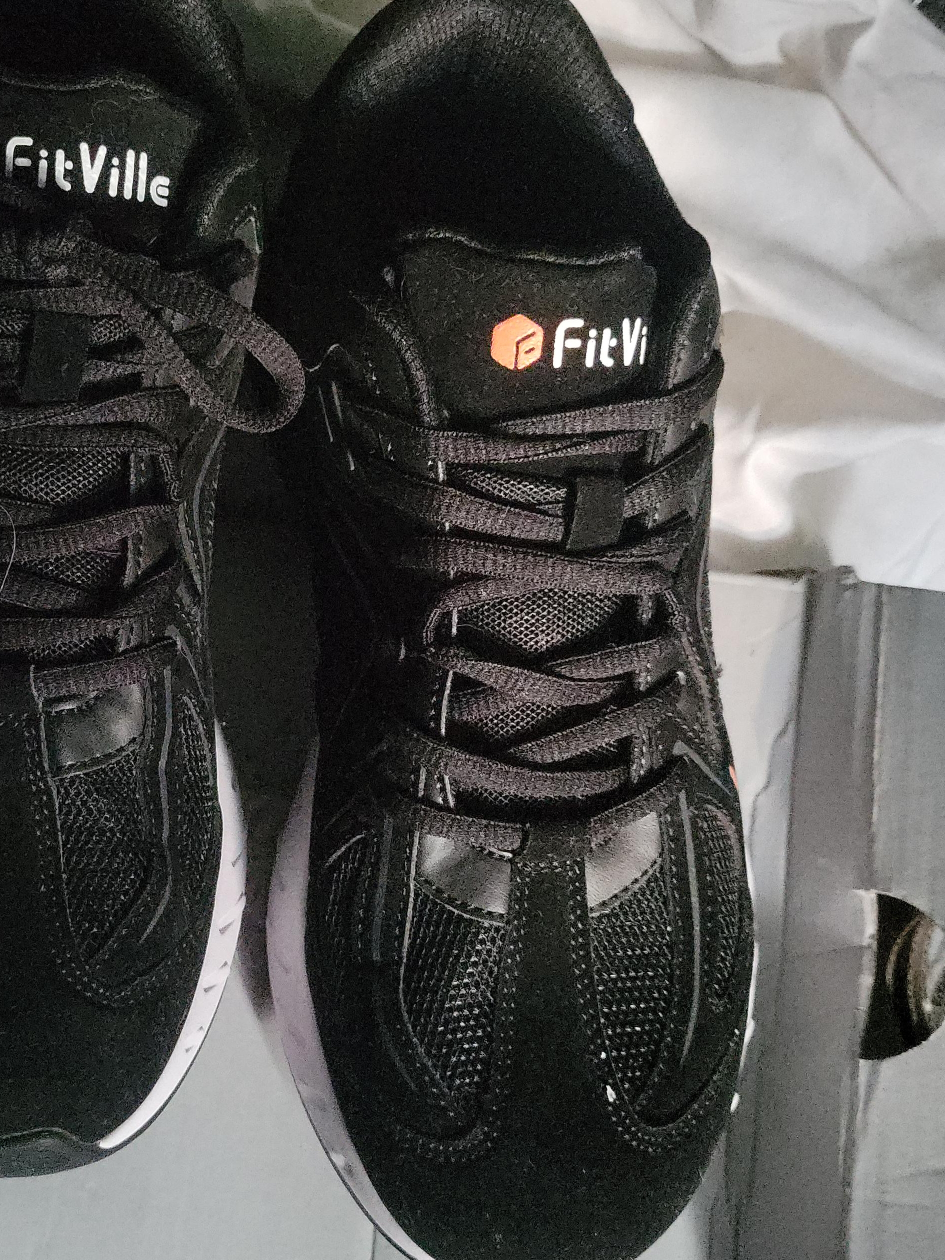 FitVille Black Sneakers thumbnail