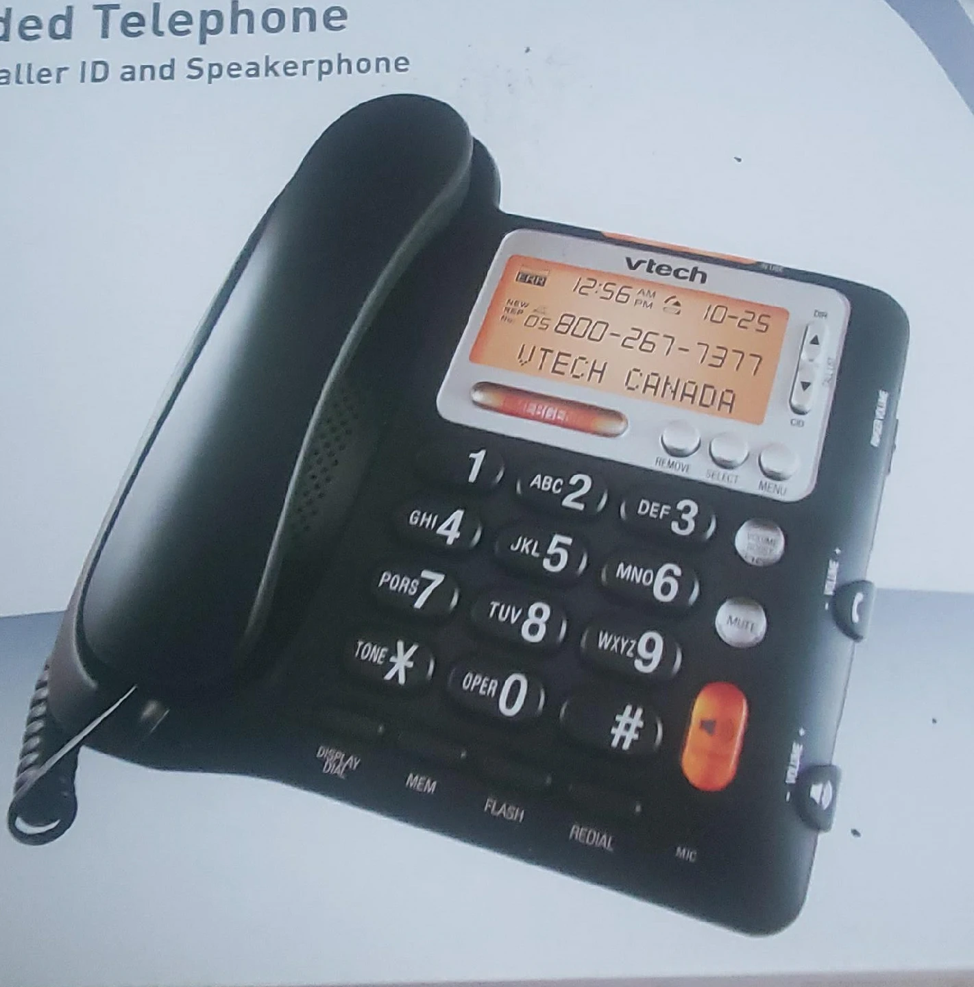 VTech Corded Telephone with Caller ID thumbnail