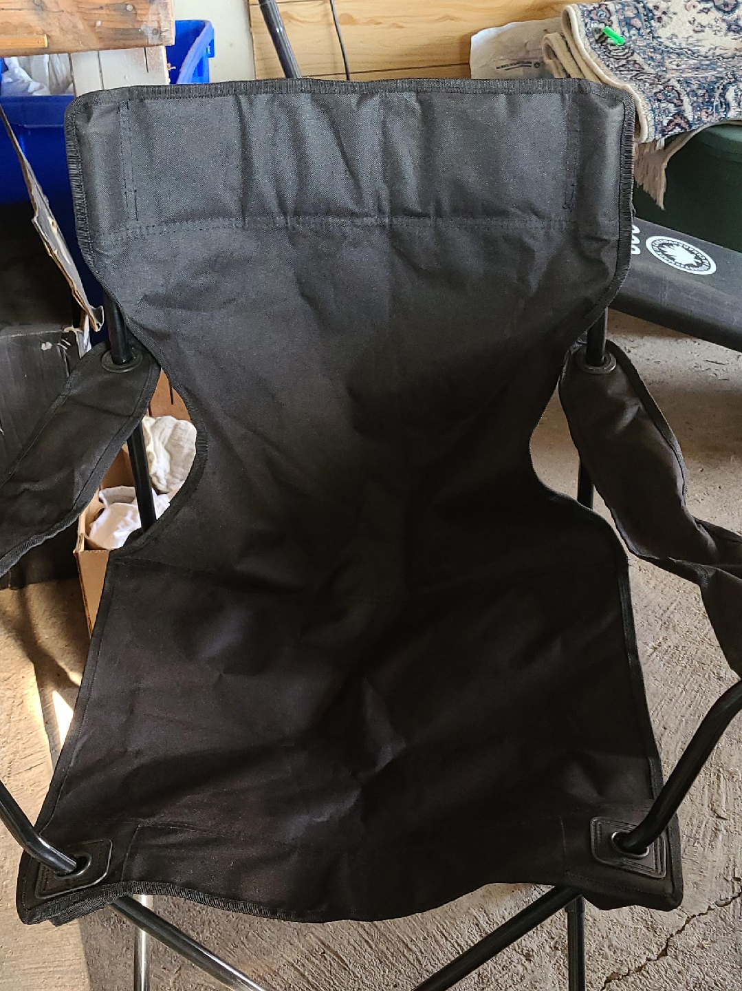 Black Folding Camp Chair
