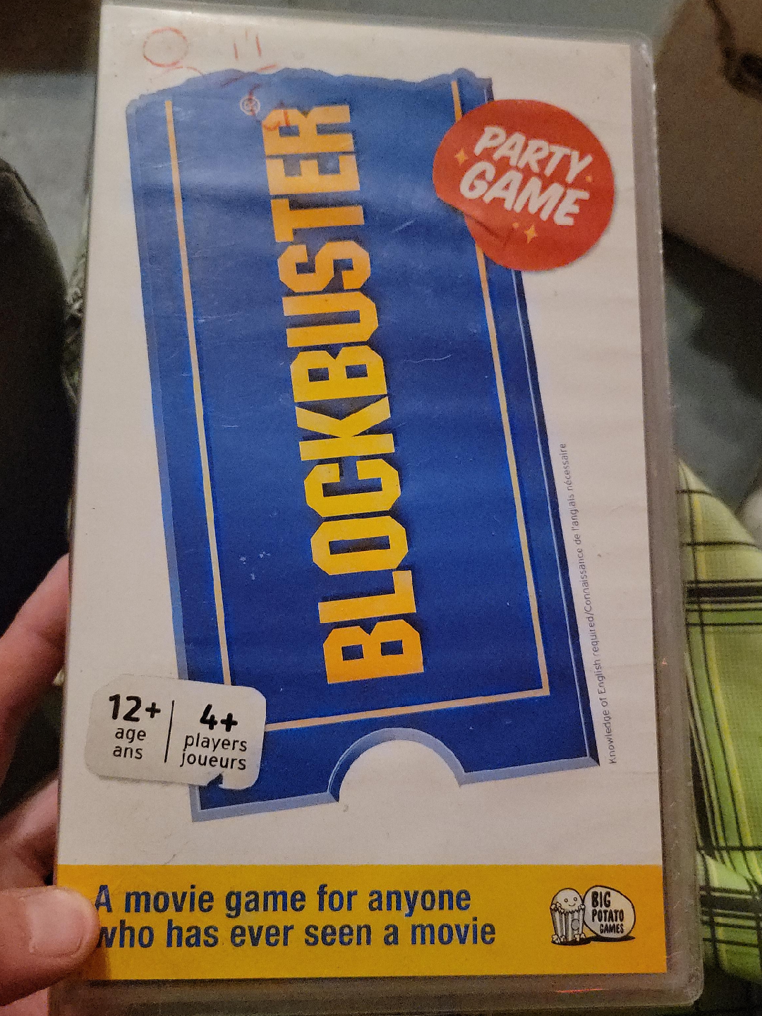 Blockbuster Party Game - Movie Trivia for 12+