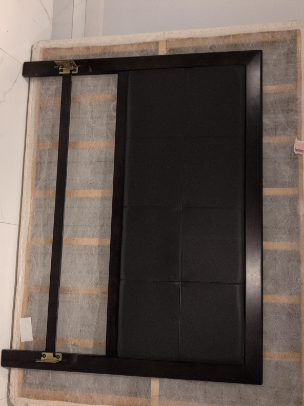 Dark Brown Bed Frame - Queen Size thumbnail