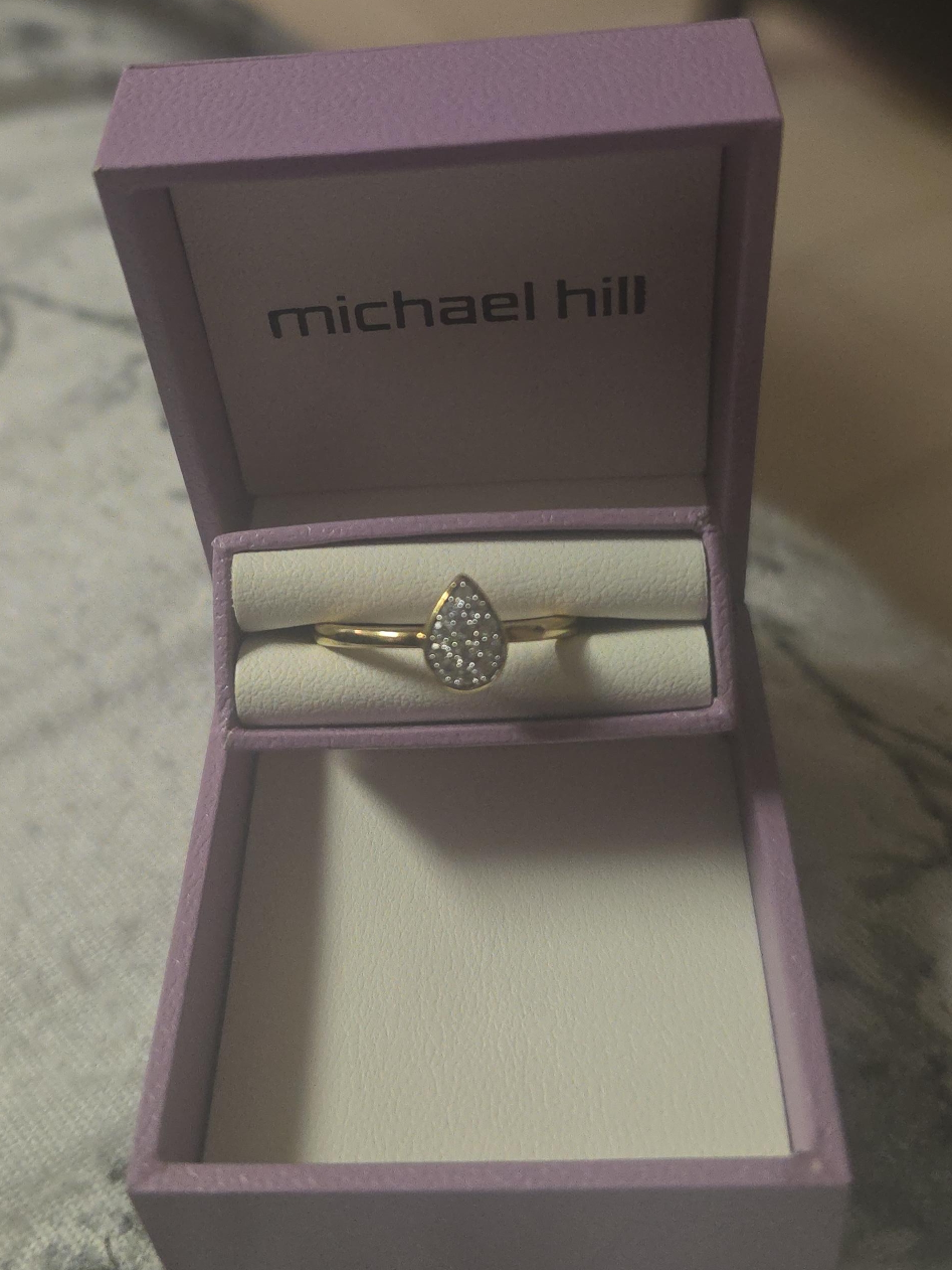 Michael Hill Pear Diamond Ring
