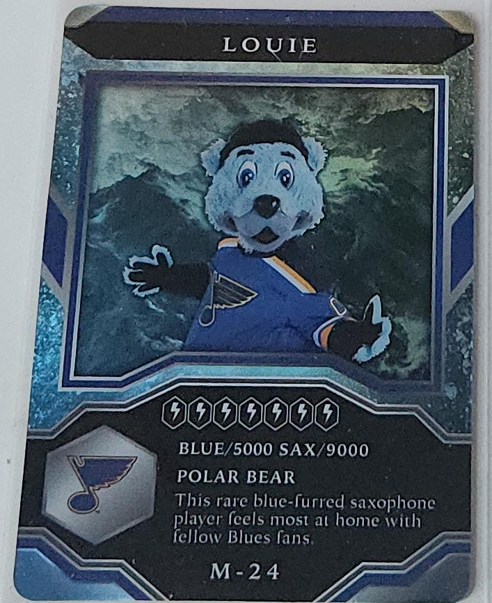 NHL Mascot Hockey Card - Louie thumbnail