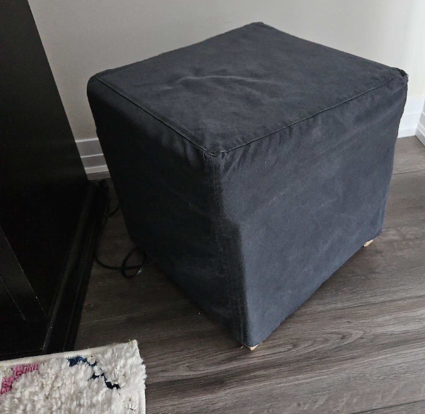 Black Cube Ottoman 🥕 thumbnail