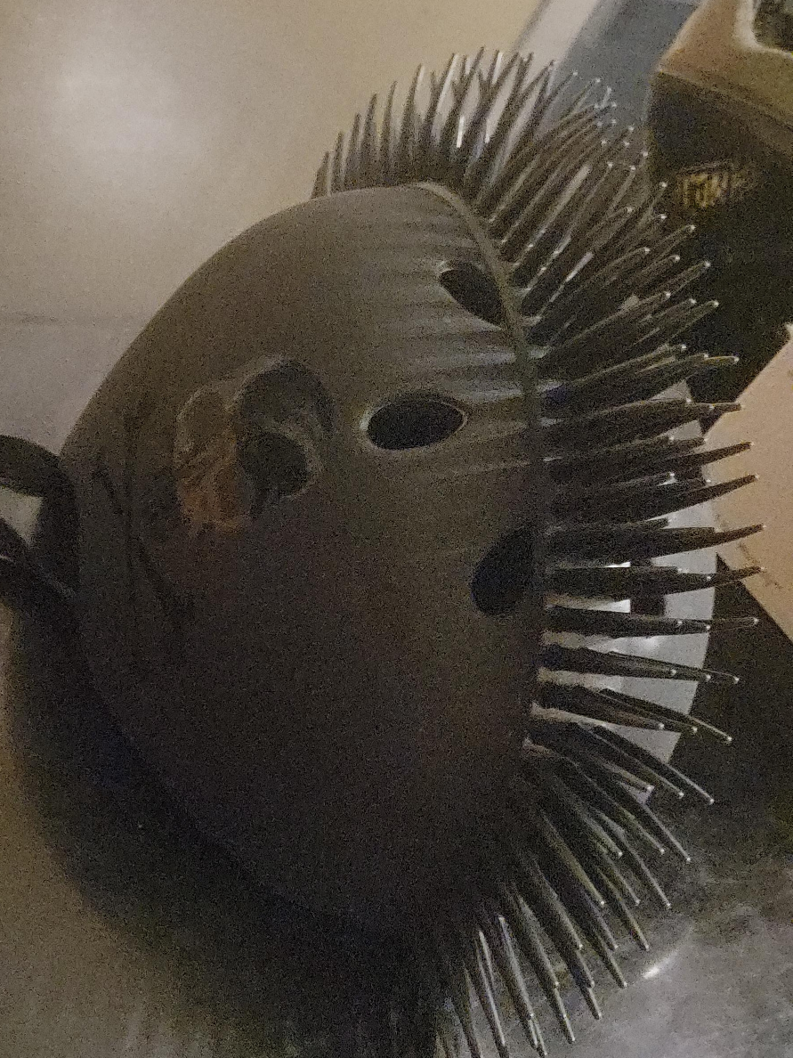 Black Helmet with Spikes thumbnail