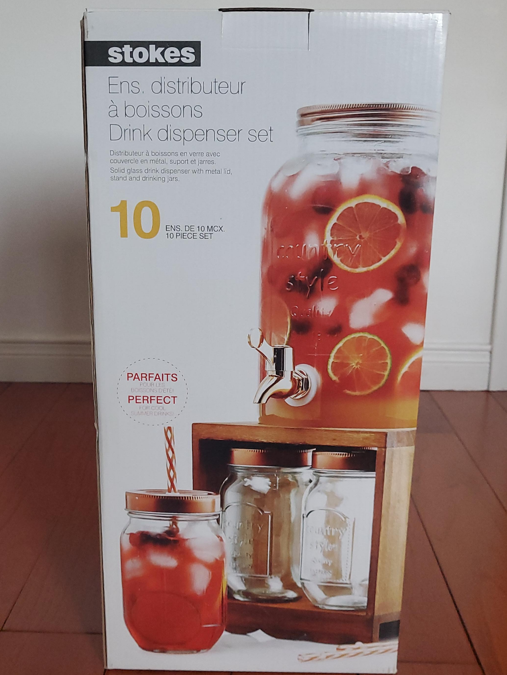 Stokes Drink Dispenser Set - 10 Piece thumbnail