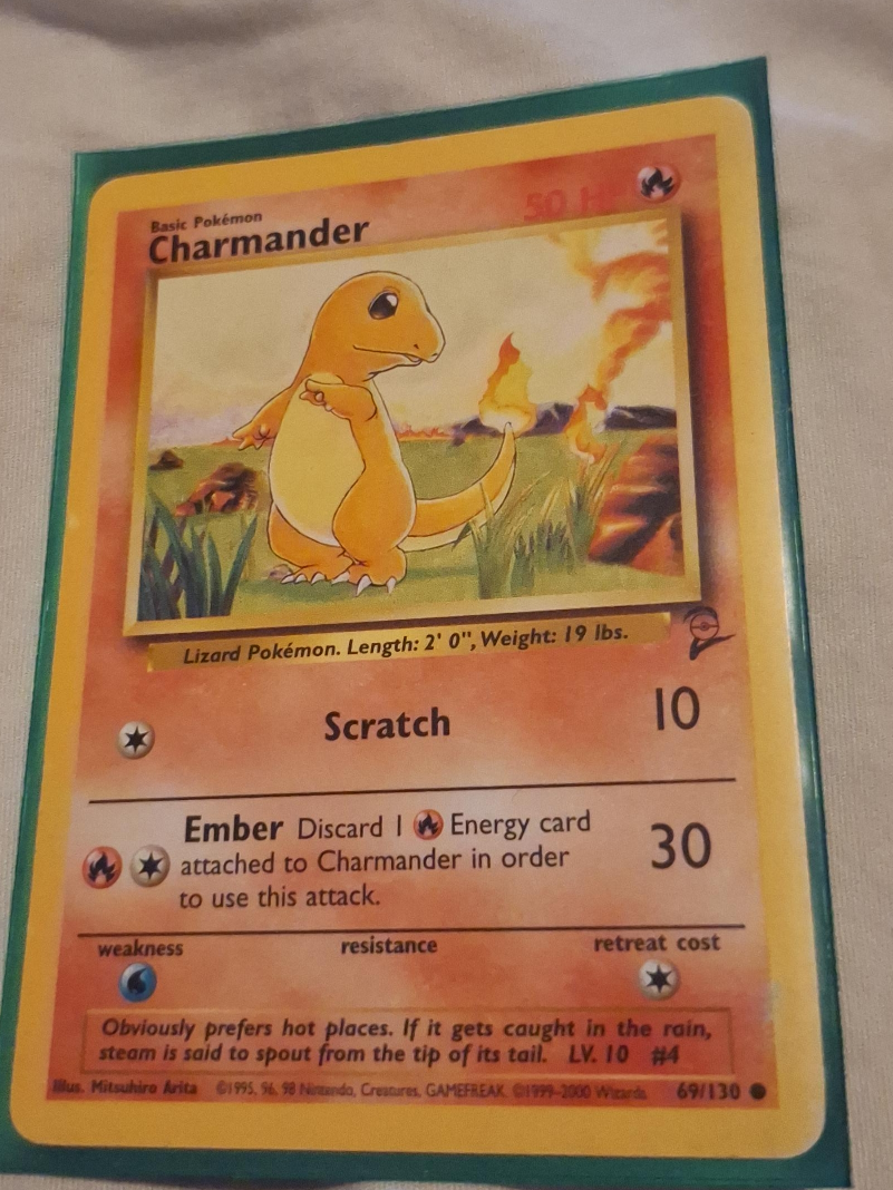 Charmander Pokémon Card thumbnail