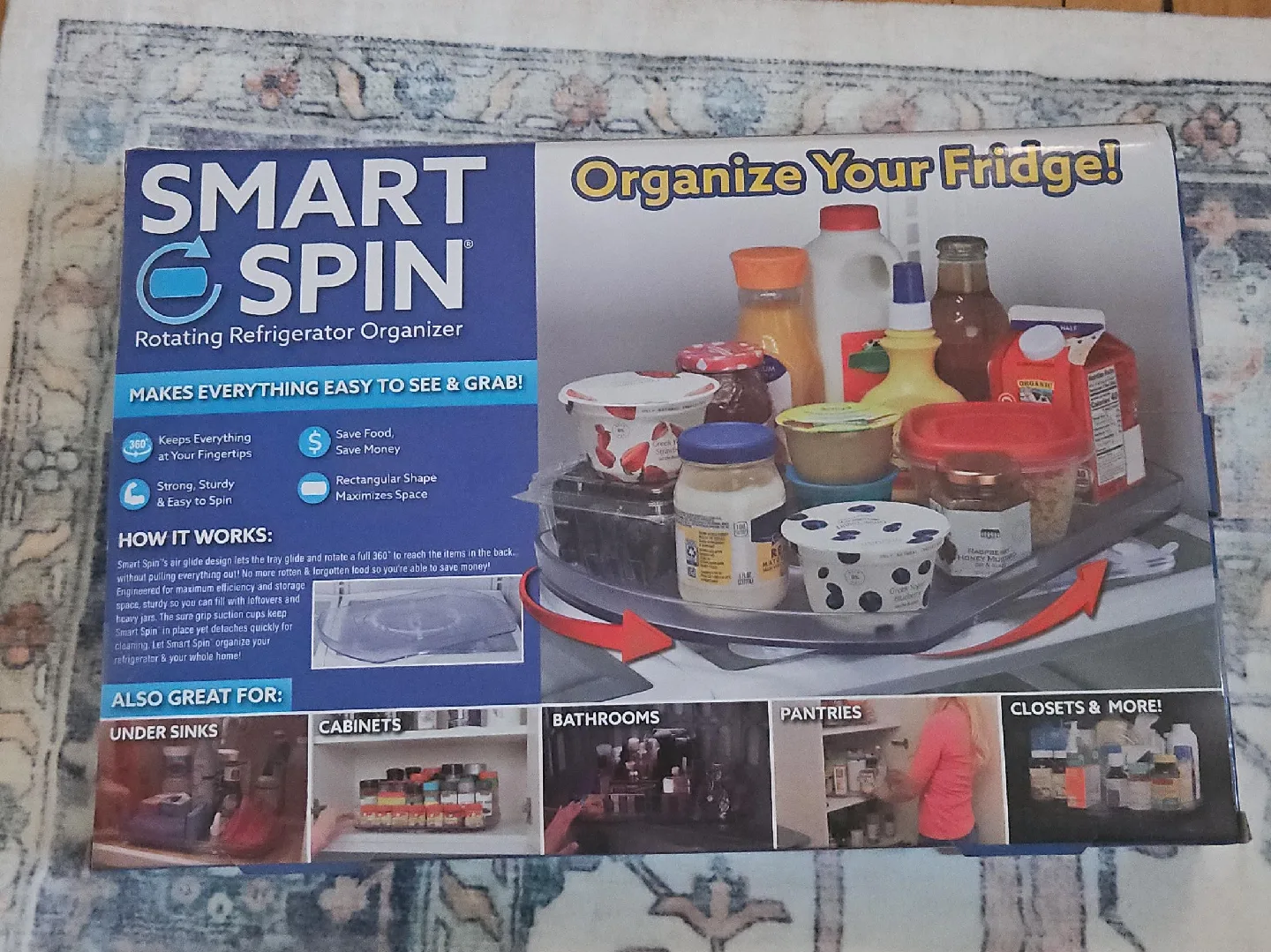 Brand New Smart Spin Rotating Organizer