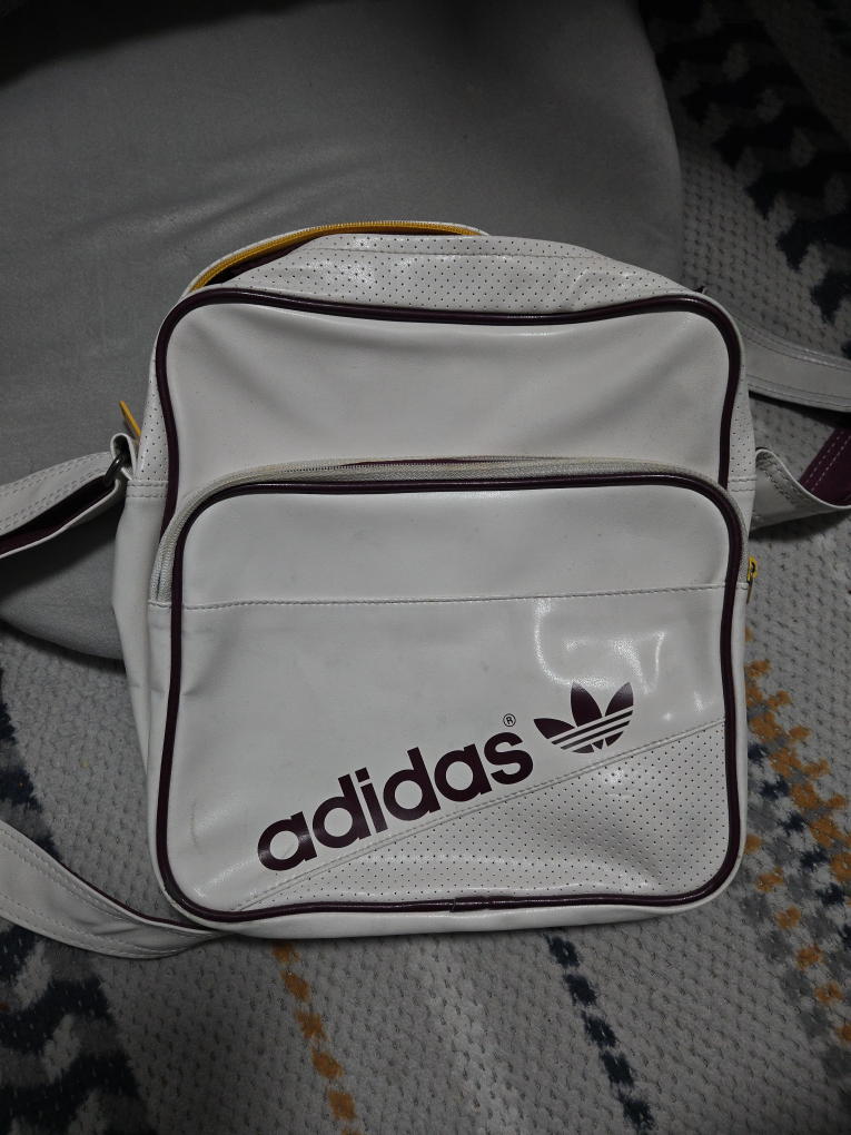 Adidas White Shoulder Bag