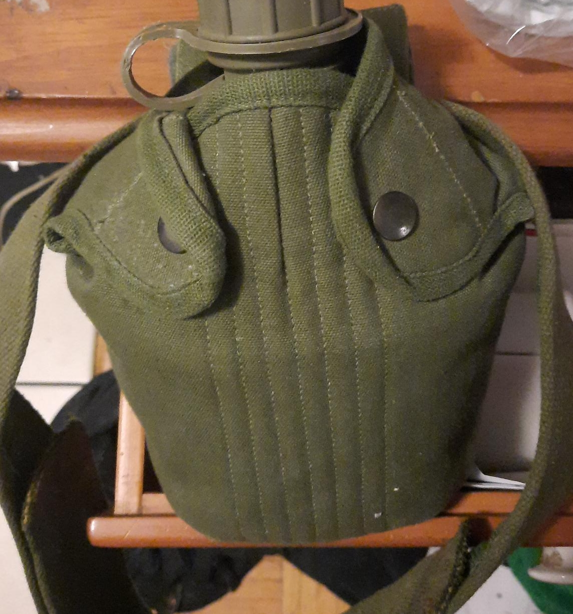 Olive Green Military Canteen thumbnail