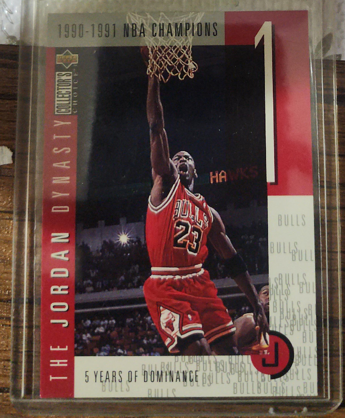 1990-1991 Upper Deck Collector's Choice Michael Jordan Card