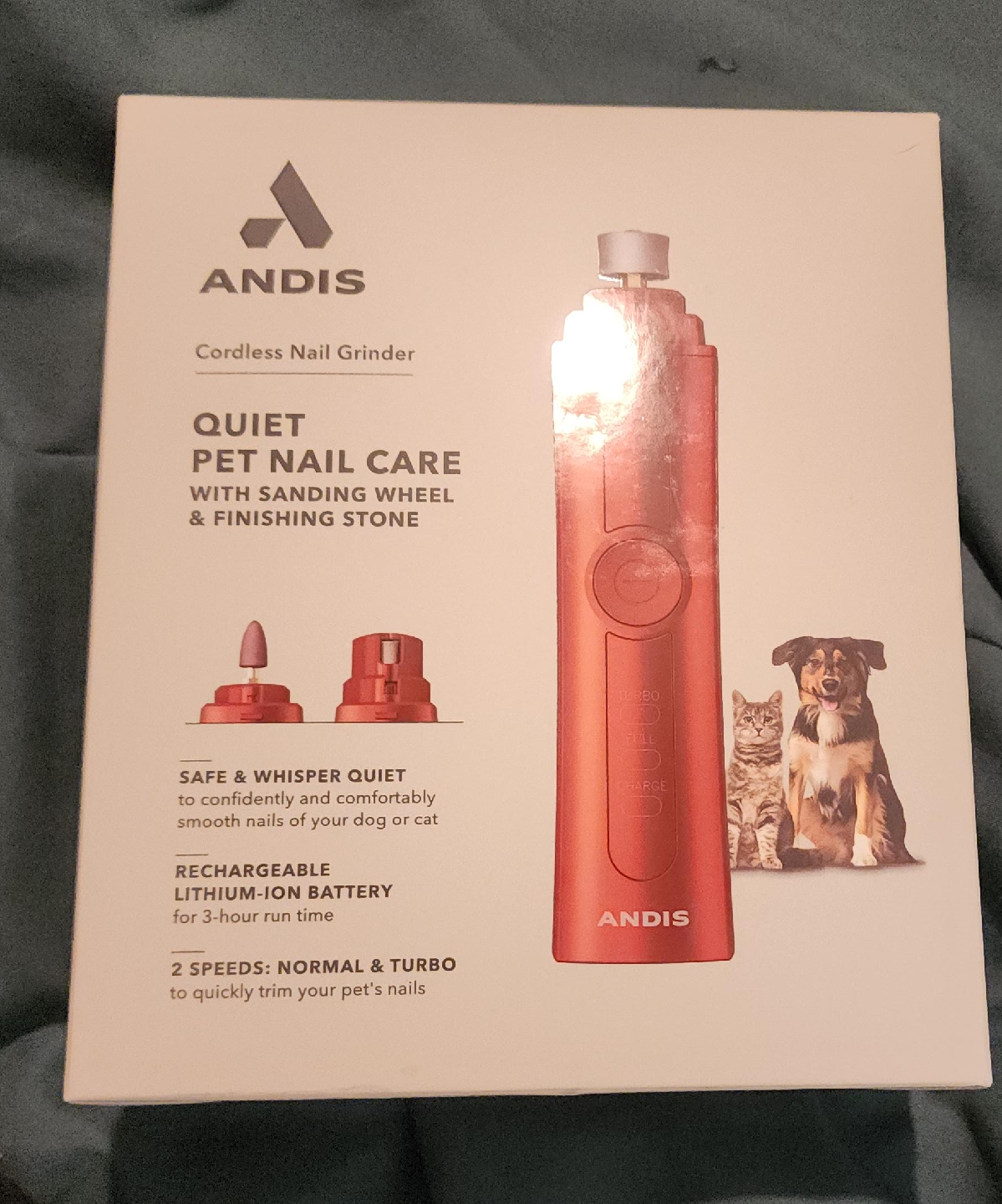 Andis Cordless Pet Nail Grinder - New in Box! thumbnail