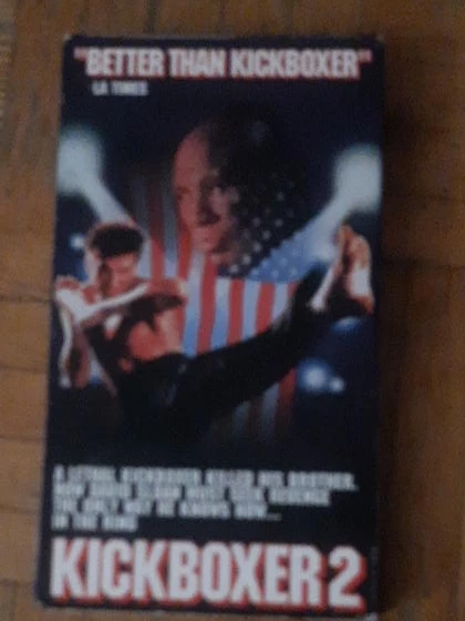 Kickboxer 2 VHS Tape thumbnail