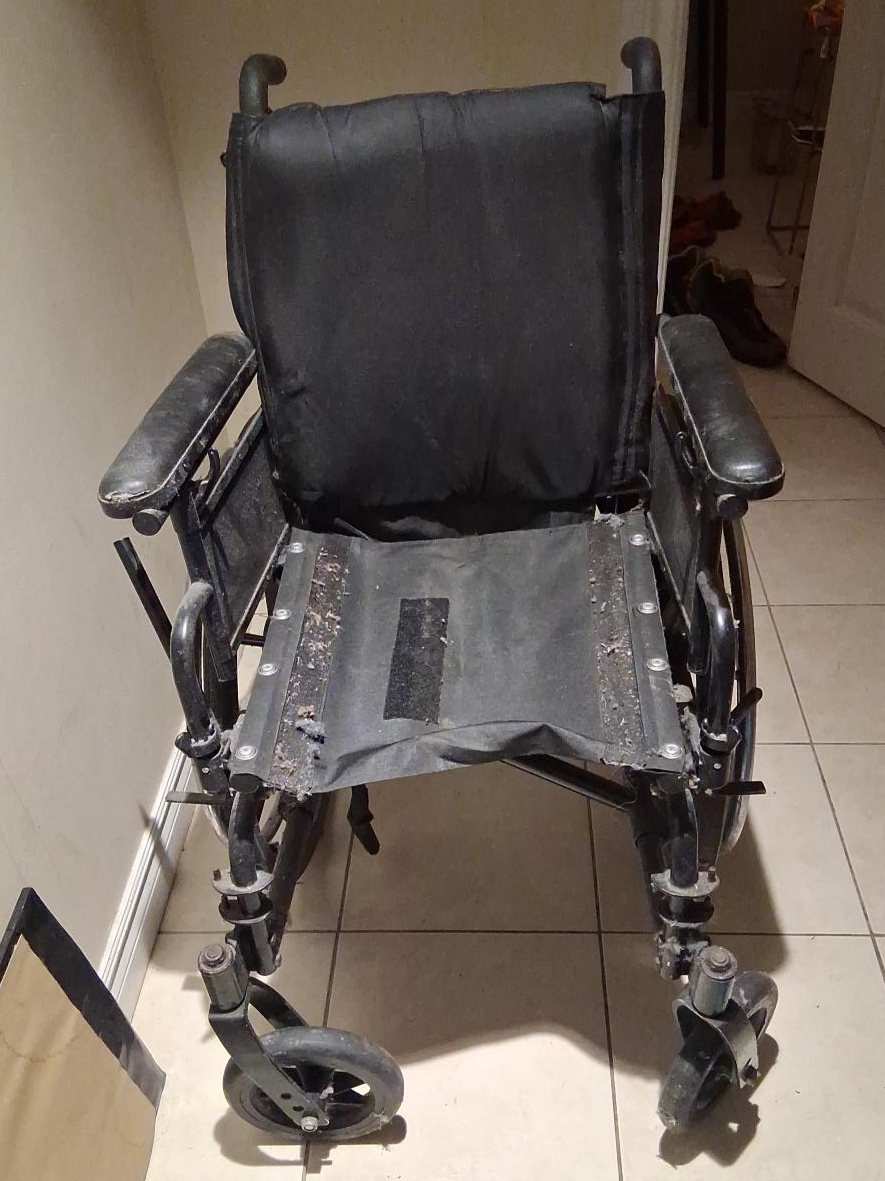 Used Black Wheelchair thumbnail