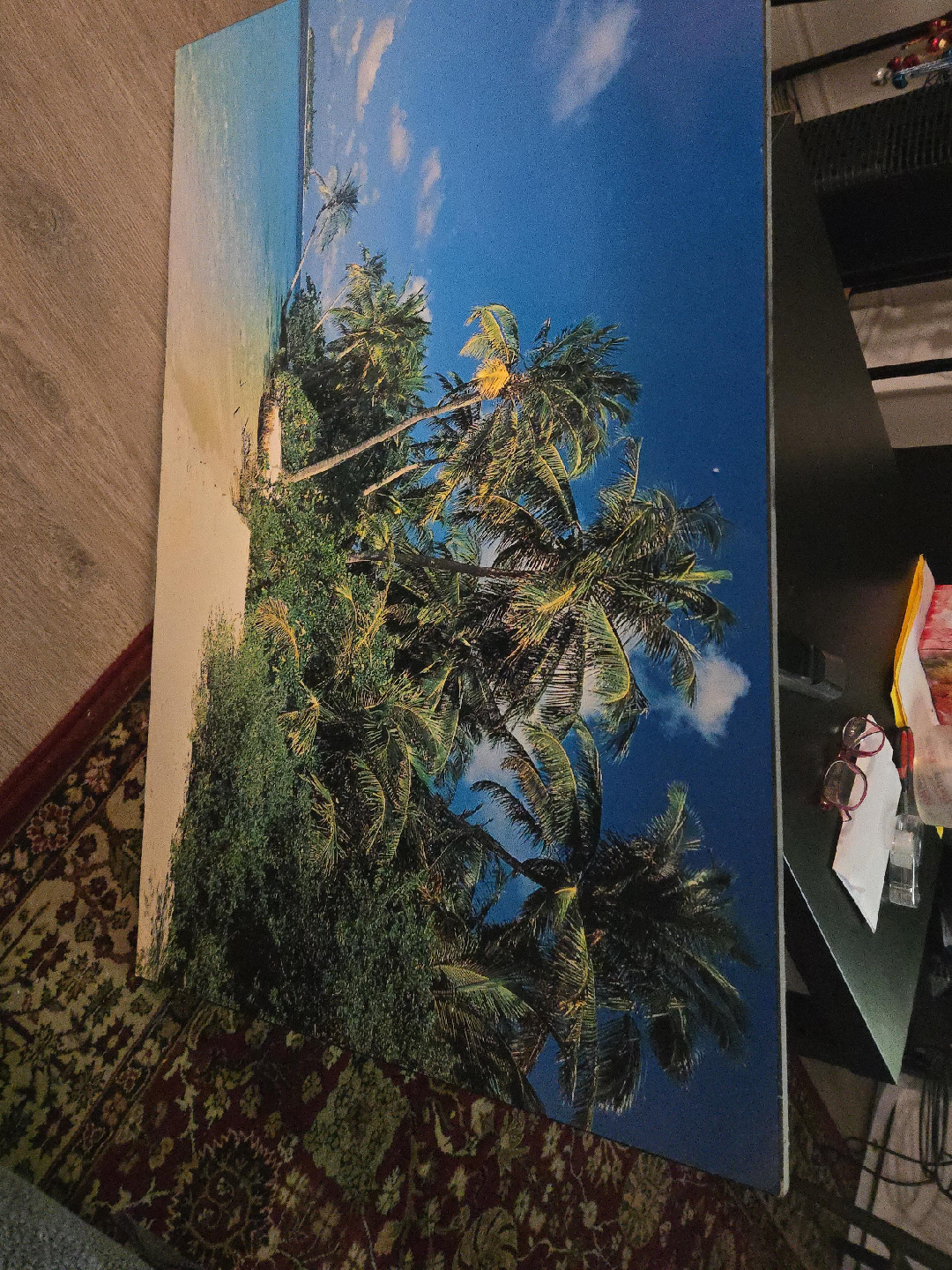 Tropical beach wall art thumbnail