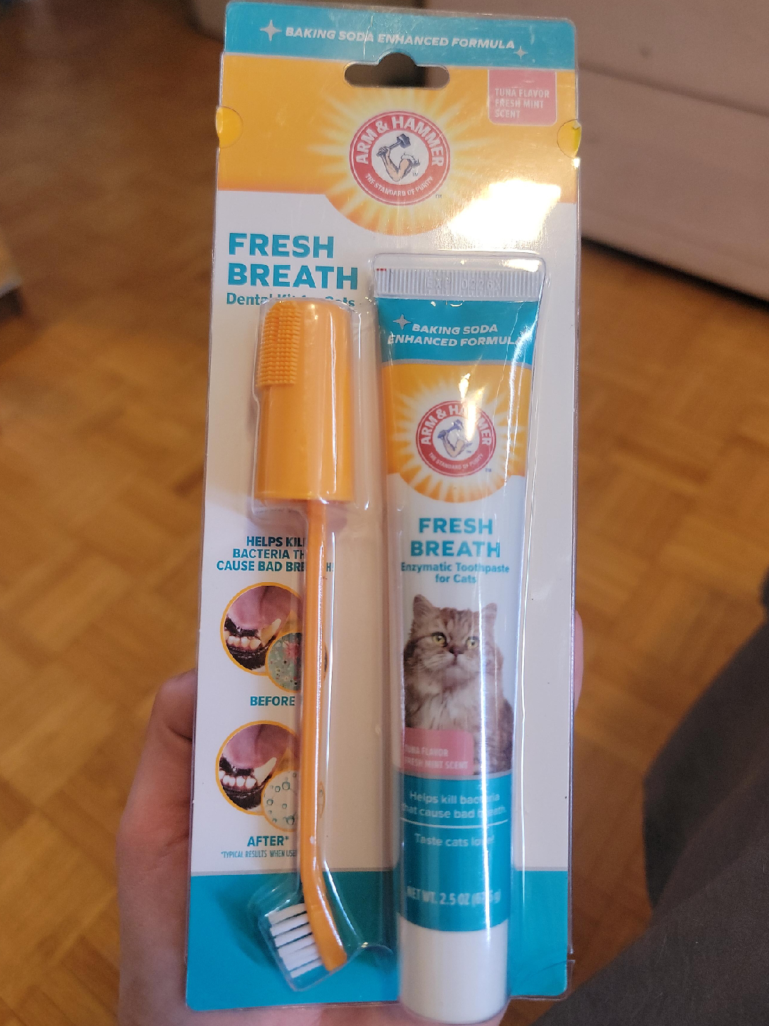 Fresh Breath Dental Kit for Cats - NEW thumbnail