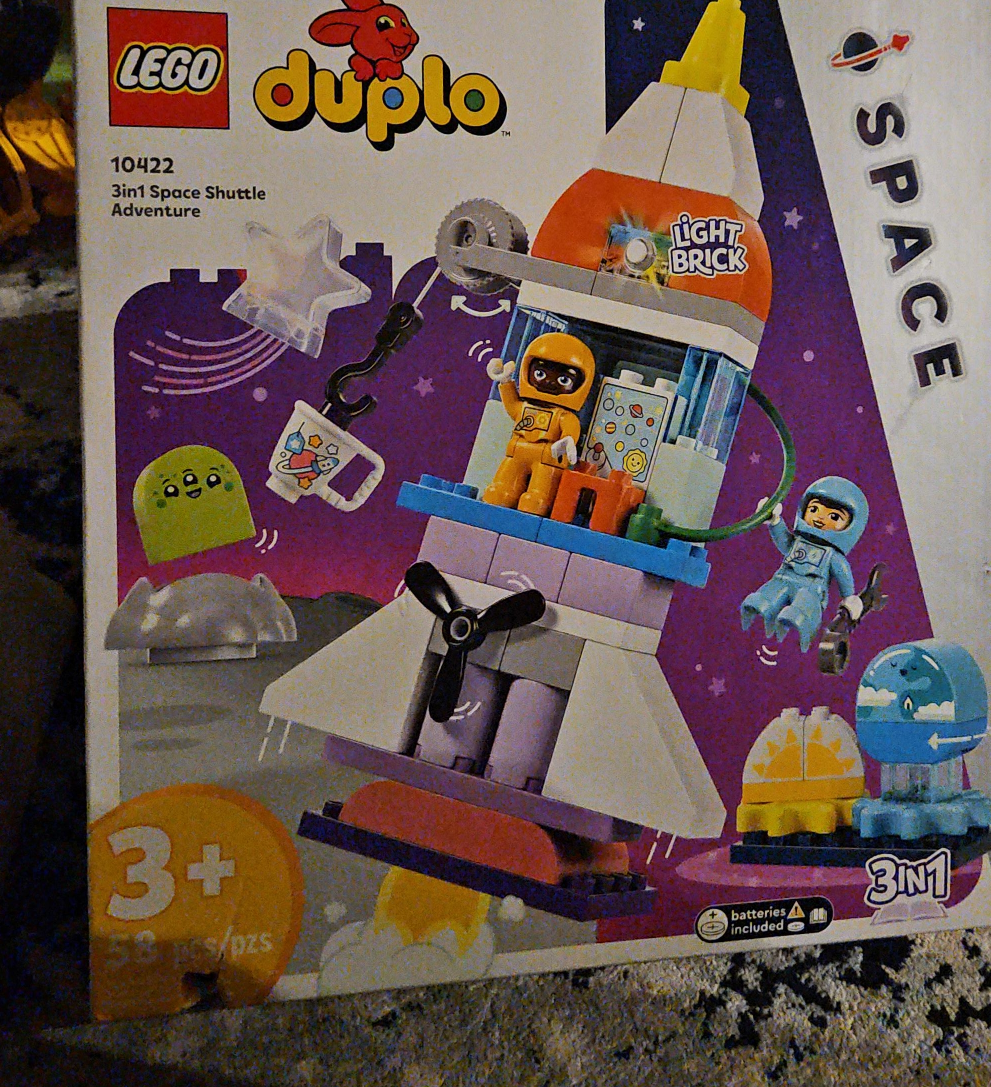 LEGO Duplo 3in1 Space Shuttle Adventure Building Set