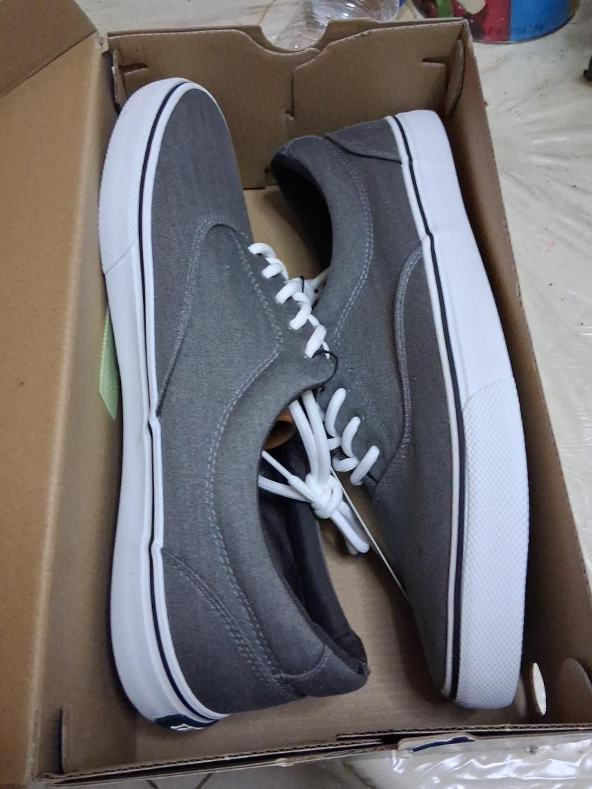Gray Canvas Sneakers - New in Box thumbnail