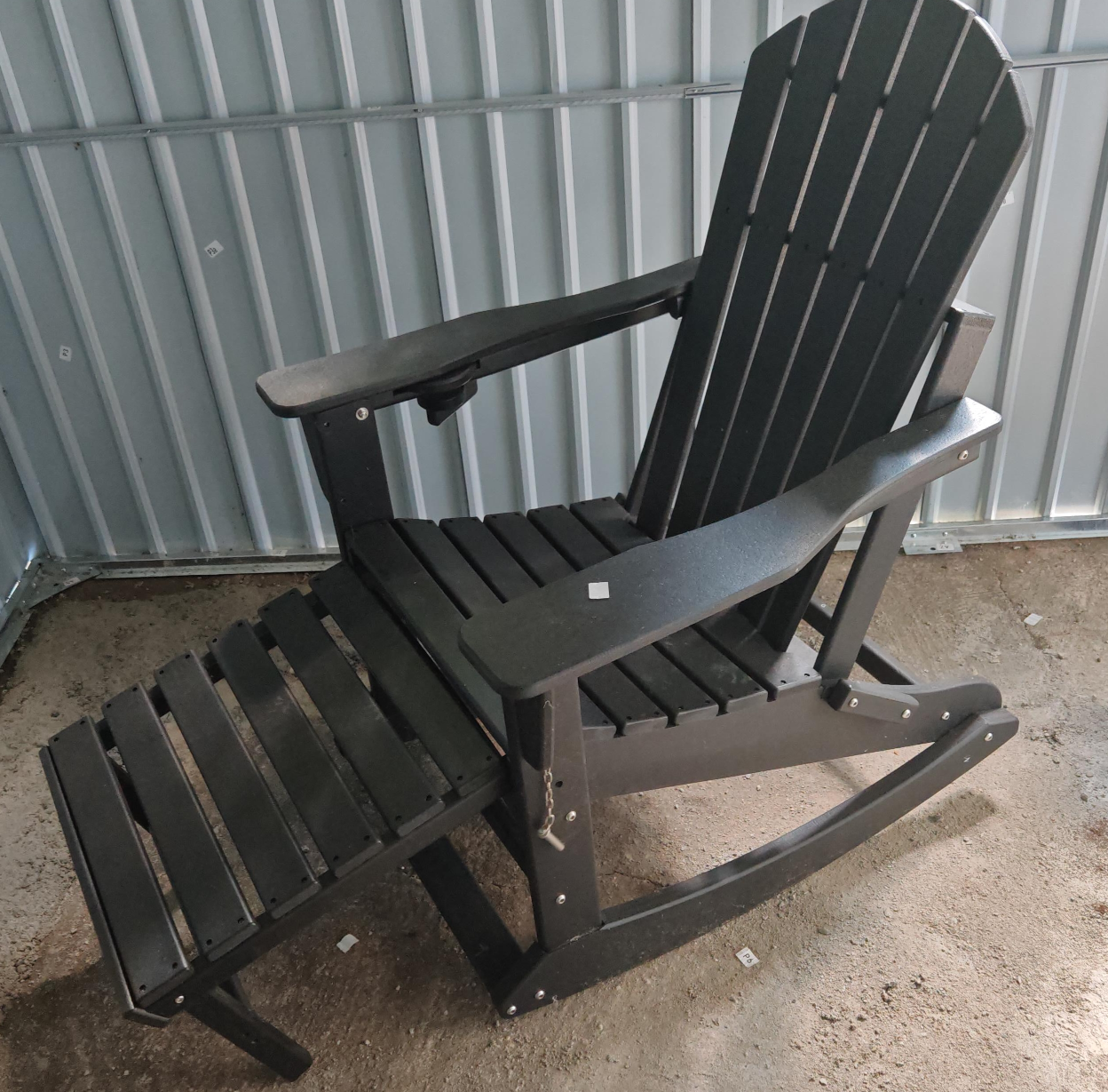 Black Adirondack Rocking Chair thumbnail