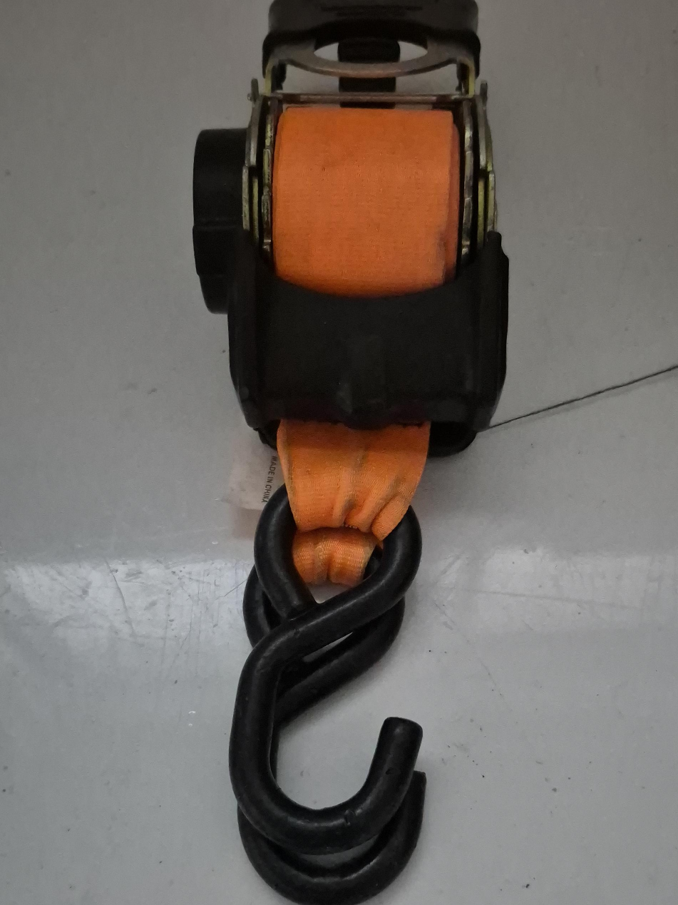 Ratchet Tie Down Strap - Orange
