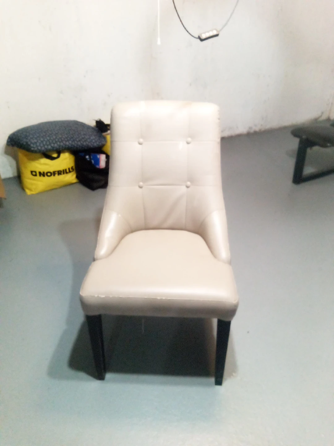 Upholstered Dining Chair - Beige thumbnail