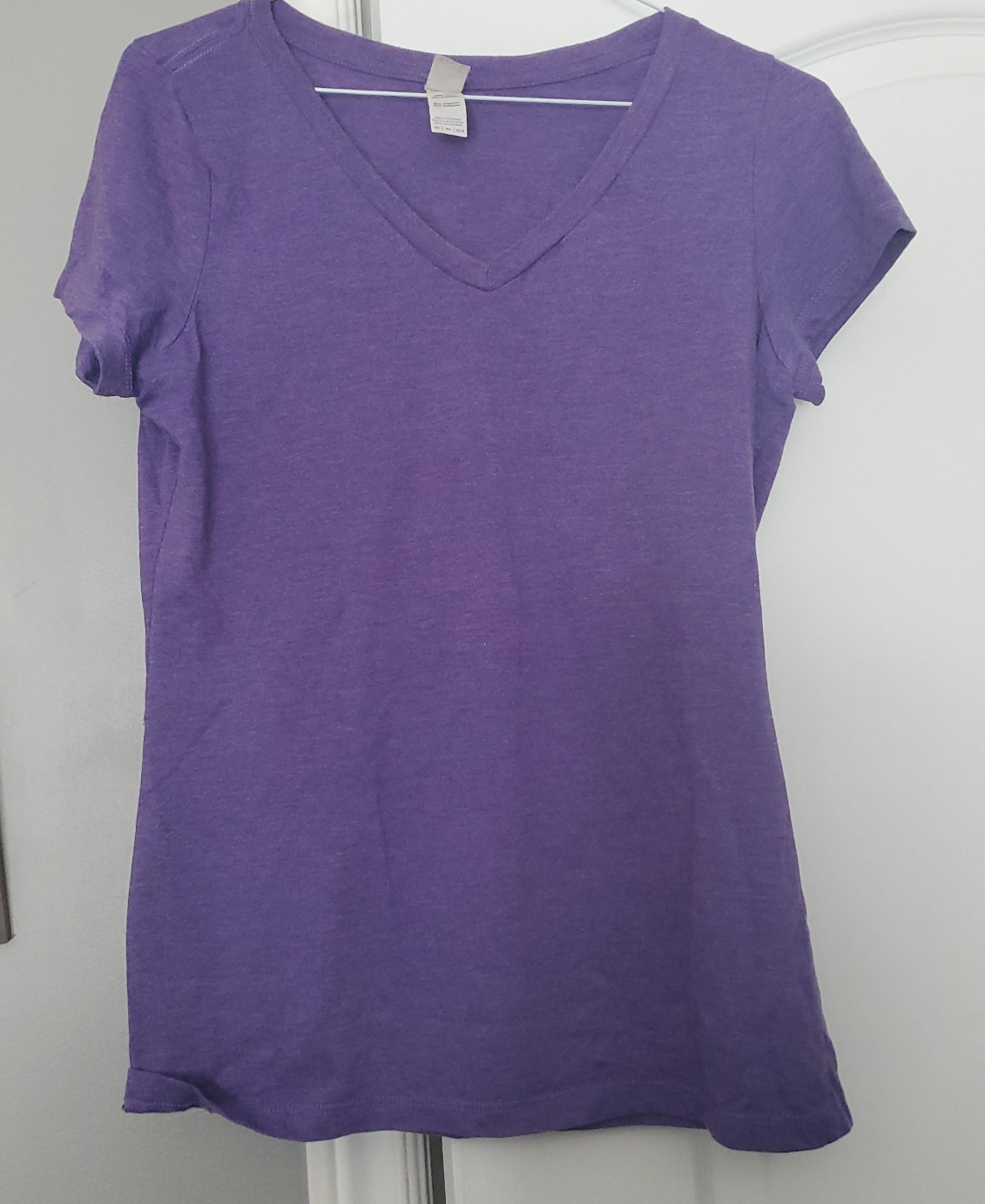 Purple V-Neck T-Shirt - Size XS thumbnail