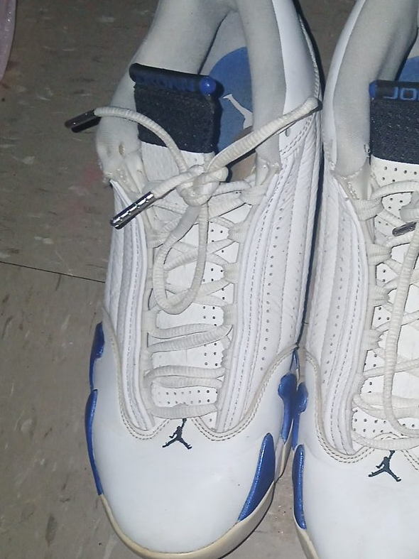 Air Jordan 14 Retro White/Royal Blue thumbnail