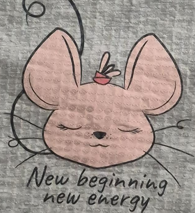 New La Vie en Rose Grey Tee - Size M thumbnail