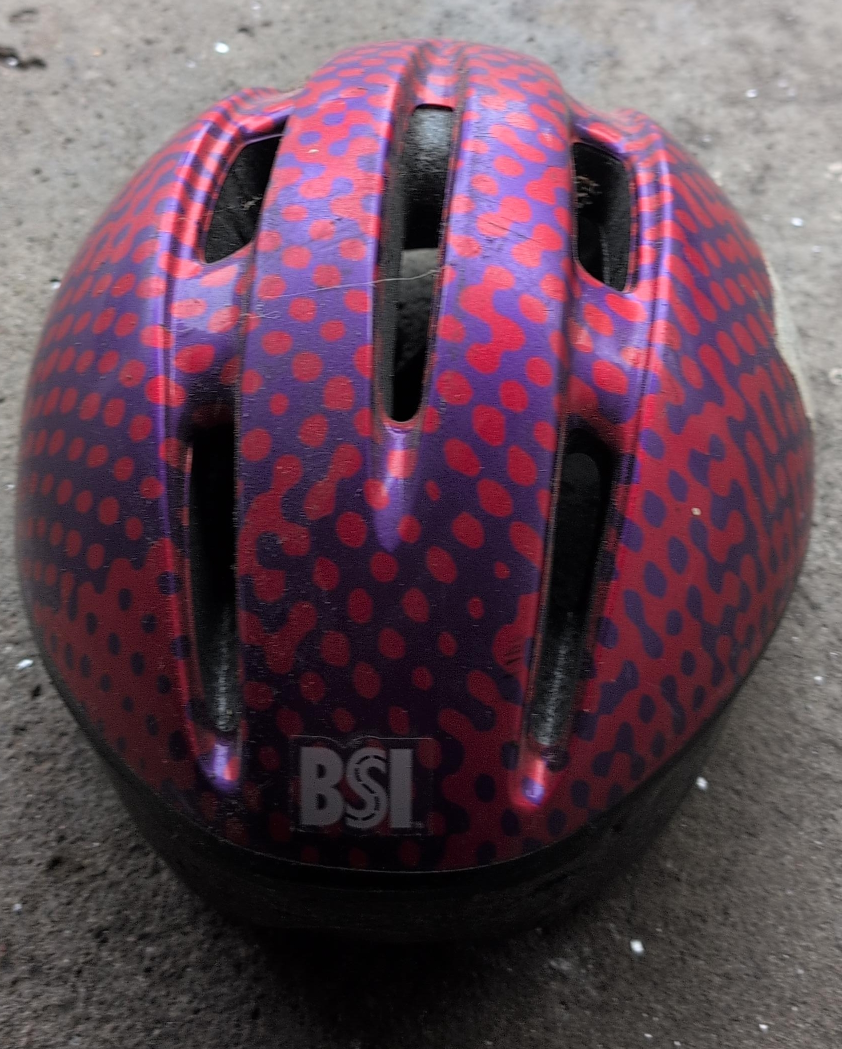 BSI Helmet - Purple & Red thumbnail