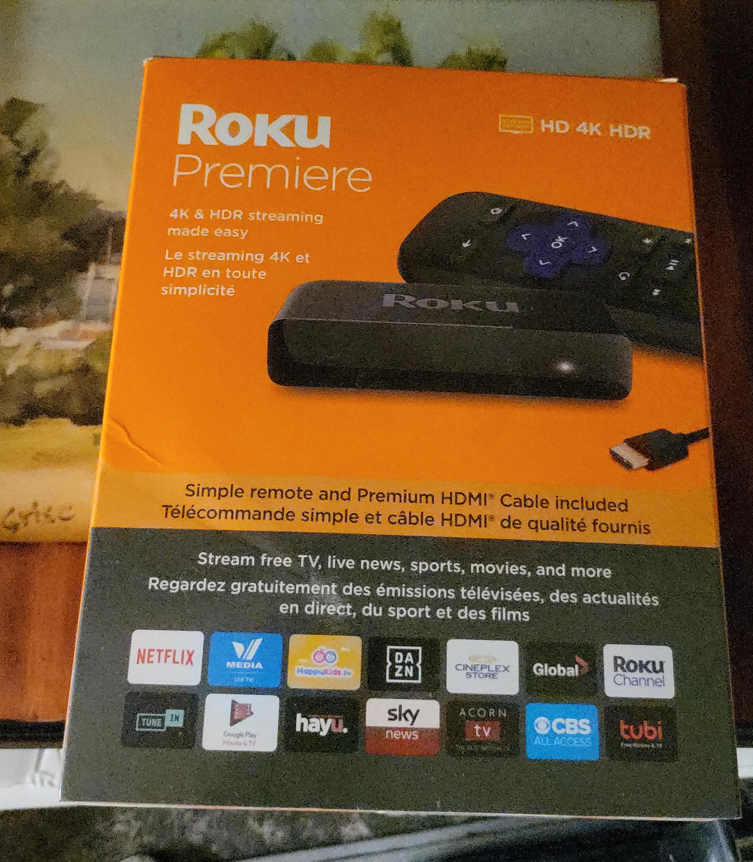 Roku Premiere 4K HDR Streaming Device thumbnail