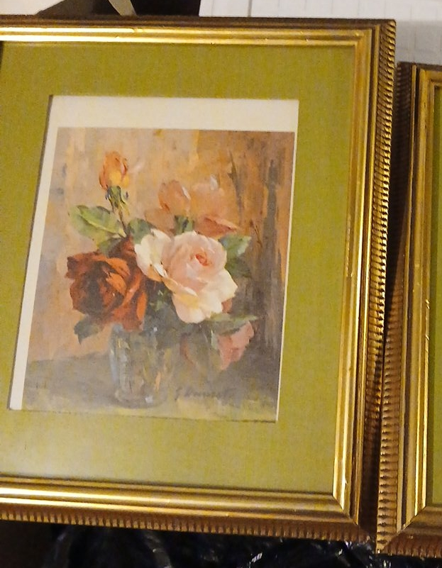 Framed Floral Print thumbnail