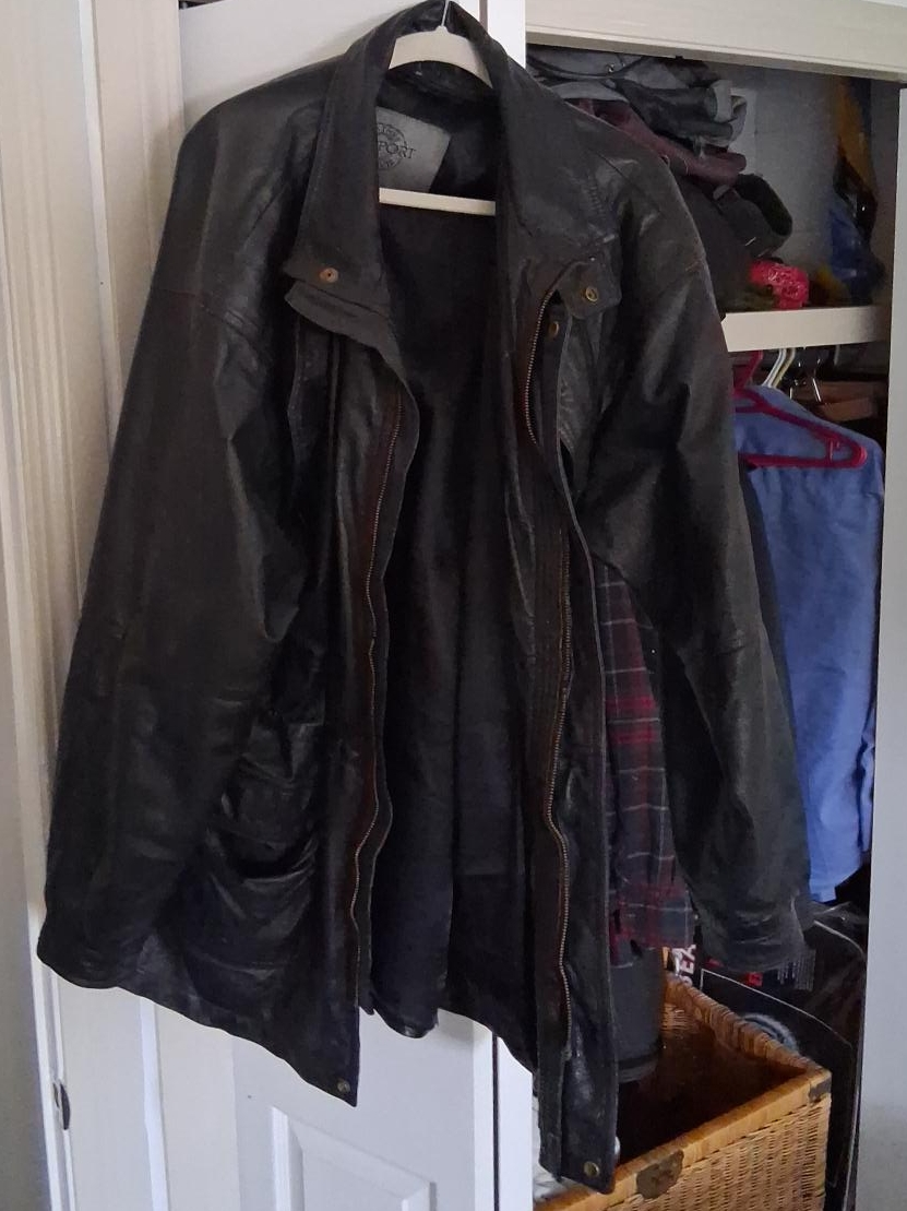 Passport Cuir Black Leather Jacket thumbnail