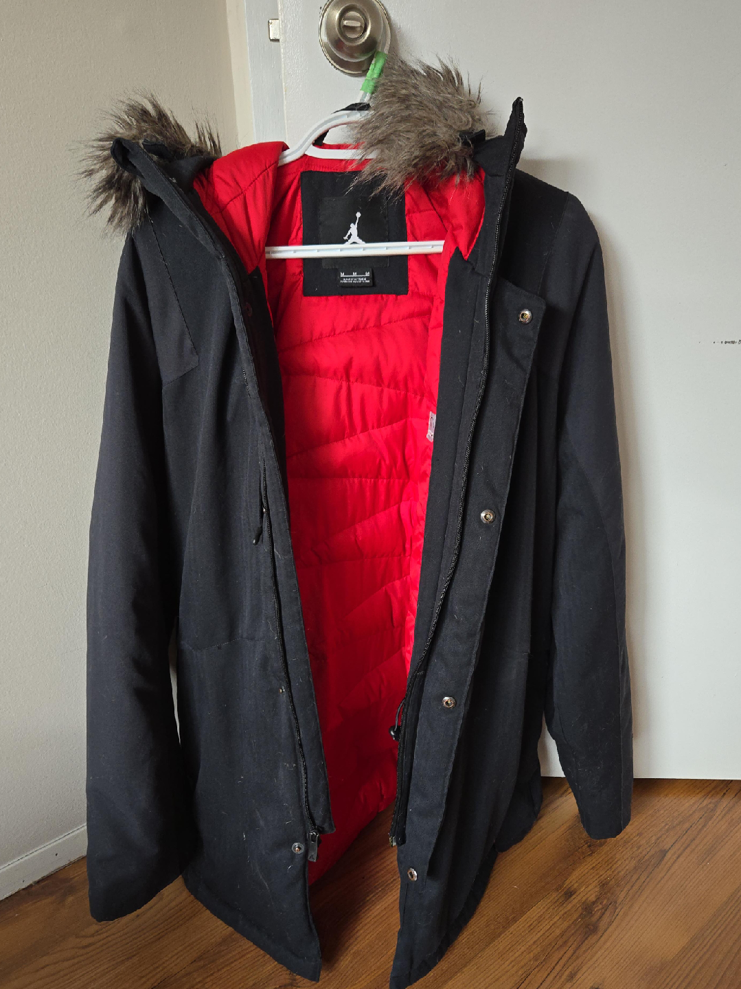 Jordan Black Winter Coat thumbnail