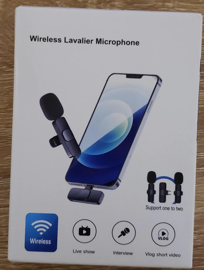 Wireless Lavalier Microphone - New in Box image indicator(1)