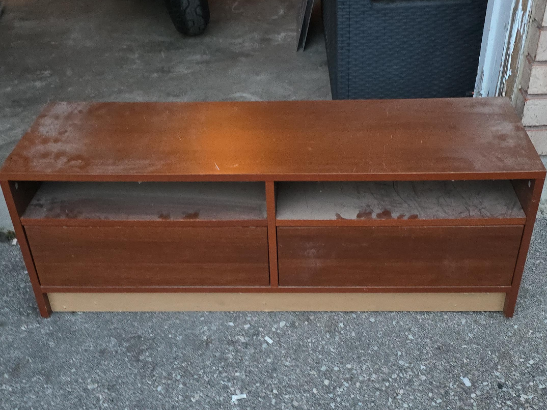 Wooden TV Stand with Drawers thumbnail